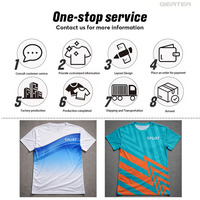 Kaos Cepat Kering Bernapas dengan Cetak Kustom, Pengiriman Cepat, 100% Poliester, Desain Gratis, Promosi Acara, Seragam Klub