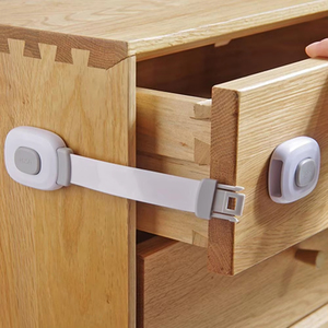<b>Smart</b> Home Products 2Pcs Safety <b>Locks</b> Self Adhesive Wear-resistant ABS Drawer Latches Furniture <b>Smart</b> Home Products - Product Image 1