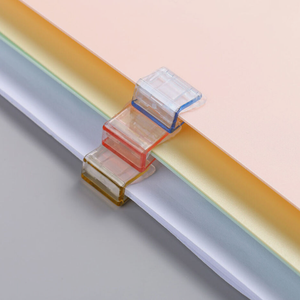 Mini clips <span class=keywords><strong>de</strong></span> papel <span class=keywords><strong>de</strong></span> plástico, abrazadera <span class=keywords><strong>de</strong></span> soporte <span class=keywords><strong>de</strong></span> página <span class=keywords><strong>de</strong></span> moda, carpeta <span class=keywords><strong>de</strong></span> marcapáginas decorativa <span class=keywords><strong>para</strong></span> escuela, <span class=keywords><strong>oficina</strong></span>, <span class=keywords><strong>accesorios</strong></span> <span class=keywords><strong>de</strong></span> papelería - Product Image 4