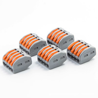 Borne de raccordement rapide à levier PCT Série 32A 400V pour câblage électrique compact