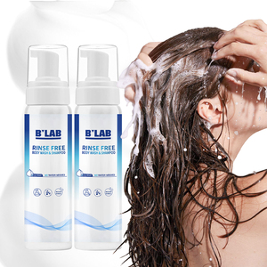 Champú de <span class=keywords><strong>espuma</strong></span> y gel de baño 2 en 1 OEM, limpiador sin enjuague, Gel de ducha sin agua, Champú hidratante sin enjuague para pieles sensibles - Product Image 6