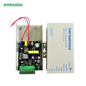 Andudu Power Supply untuk DC12V 5A AC 90-260V, sistem kontrol akses adaptor daya sistem interkom dengan penundaan waktu - Product Image 2