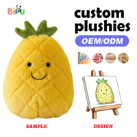 Peluche longue série fruits, peluche pêche ultra douce, rembourrage coton PP, faible MOQ, OEM, vente en gros personnalisée