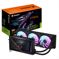 Kartu Grafis Workstation YC RTX 5090D 32G/5090DV2 24G dengan Memori Video GDDR5 320-bit DirectX 12 Kipas Pendingin Baru
