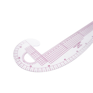 Regla multifuncional para prendas de vestir 6501, herramienta de plástico métrica curva para la creación de patrones de ropa. - Product Image 2