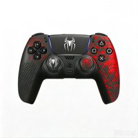 Étui de protection en gel de silicone pour manette avec 2 poignées de pouce et autocollants de jeu pour