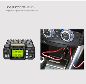 Zastone mp380 xe Walkie Talkie multiband xe hai cách phát thanh 25 Wát vô tuyến di động mini đài phát thanh xe nhỏ Xe liên lạc - Product Image 4