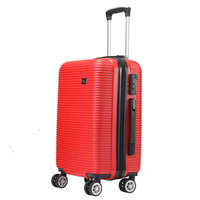 Haute Qualité Abs 20 Pouces 24 Pouces 28 Pouces Bagages 3 Pièces Ensembles Personnalisé Voyage Bagages Sac Rétractable Fer Trolley Valise