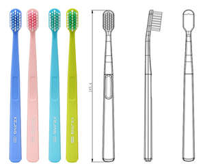 Cepillo de dientes suave para adultos personalizado Logotipo de impresión cepillo de dientes manual - Product Image 5