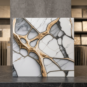 Carreaux de sol en céramique mate Firebrick Rustic 40x40cm, antidérapants, en porcelaine émaillée numérique, pour intérieur - Product Image 5