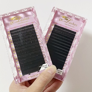 0.03 0.05 0.07 Kadife Kaşmir Tekli Hacim Kirpik Tepsisi Özel Etiket 5-25mm J B C D CC Mat Siyah Vizon Kirpik Uzatma - Product Image 4