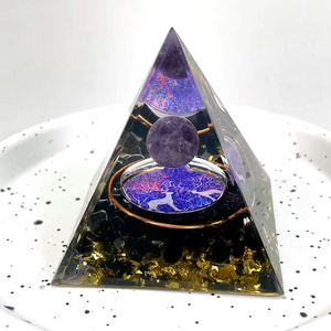 <span class=keywords><strong>Prix</strong></span> <span class=keywords><strong>de</strong></span> gros Pierre <span class=keywords><strong>de</strong></span> guérison spirituelle naturelle Pierres naturelles <span class=keywords><strong>de</strong></span> 5cm <span class=keywords><strong>de</strong></span> résine d'orgone Puces <span class=keywords><strong>de</strong></span> <span class=keywords><strong>cristal</strong></span> Quartz Améthyste Pyramide Pierres précieuses - Product Image 2