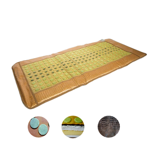<strong>Jade</strong> Tourmaline Two-Side Energy <strong>Mat</strong> Heated Stone for Whole Body Massage Cushion Dry Sauna Hot Yoga Customized Color &amp; Size - Product Image 3