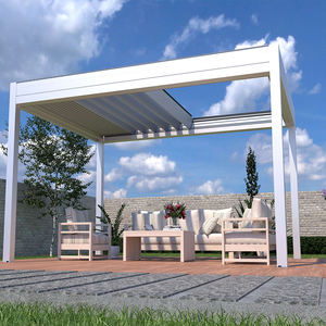 Pérgolas Individuales para Exteriores <span class=keywords><strong>6X3</strong></span> M, Pérgola Económica de Aluminio con Techo Retráctil - Product Image 5