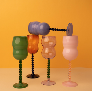 <span class=keywords><strong>Verre</strong></span> à <span class=keywords><strong>vin</strong></span> en forme de gourde confits multicolore, sur mesure, 3 pièces - Product Image 6