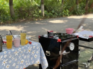 Parrilla de Carbón de Acero Inoxidable con Función de Ahumador, Revestimiento en Polvo, Parrilla para Exteriores Fácil de Limpiar - Product Image 1