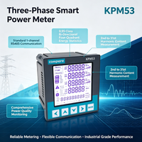Compteur d'énergie intelligent triphasé Compere KPM53E RS485 Modbus-RTU, compteur kWh pour panneau
