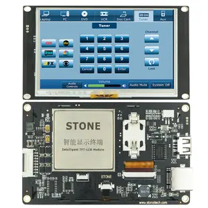 4.3 inç Lcd ekran için herhangi bir Mcu tarafından kontrol edilen reklam ekranı modülü