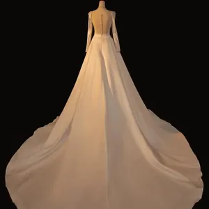 Vestido de novia sencillo blanco de talla grande, ropa de fiesta larga, último vestido de cena, vestidos de noche 2024