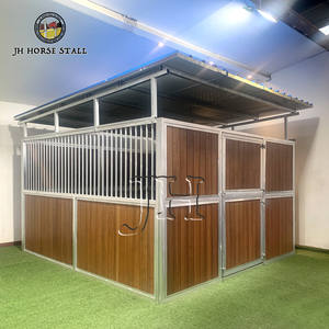 Scuderie per Cavalli Statunitensi Struttura in Acciaio Ricovero per Bestiame Box per Cavalli con Tetto - Product Image 4