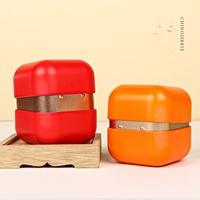 Boîte à thé moderne, paniers filtrants à café, mini conteneur de voyage portable vide en PVC de 50g, pot de rangement pour kaki