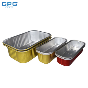 Heavy Duty Gold Aluminum <b>Foil</b> Container 1800ml Buffet Restaurant <b>Catering</b> Family Meal Aluminum <b>Foil</b> Food Tray - Product Image 1