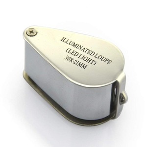 <span class=keywords><strong>30x</strong></span> jewelers Loupe LED ánh sáng chiếu sáng gấp Magnifying đồ trang sức mắt kính lúp - Product Image 2