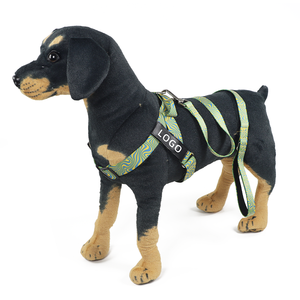 Arnés de chaleco para perros con servicio personalizado sin tirones, arnés ajustable transpirable para perros con asa para caminar al aire libre - Product Image 6