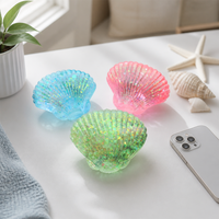 Jouets sensoriels anti-stress en forme de coquille de maltose scintillante colorée en gros