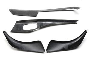 Merkezi konsol 4 adet düzeltir iç kitleri için BMW <span class=keywords><strong>2</strong></span> SER F22 Coupe 2018-19 karbon Fiber (LHD sadece) iç kapı kulp kılıfı - Product Image 4