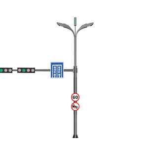 Tích hợp Led năng lượng mặt trời ánh sáng đường phố cực thiết kế không dây IP65 xếp hạng ABS cảm biến cho chiếu sáng ngoài trời <span class=keywords><strong>DC</strong></span> Pin đường cao tốc - Product Image 1