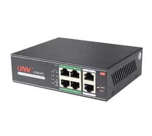 Onv Jarak Transmisi Yang Panjang Ethernet Switch 4 Port 10/100M Unmanaged PoE Switch OEM