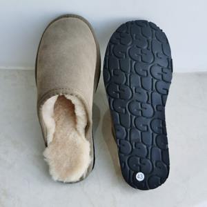 Hot Selling Genuine <strong>Sheepskin</strong> Fur Lined for <strong>Slippers</strong> for <strong>Men</strong> and Women Autumn Indoor EVA Outsole Non-Slippery and New Color - Product Image 6
