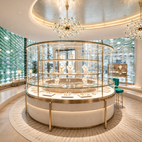 Service de conception d'intérieur pour boutique de bijoux de luxe