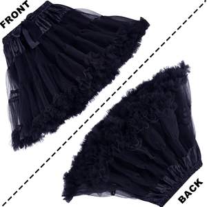 Women's Elastic Bridal Fluffy Chiffon <strong>Tulle</strong> Petticoat 100% Polyester 45cm Length for COSPLAY Multi-Layer <strong>Tulle</strong> Tutu <strong>Underskirt</strong> - Product Image 6