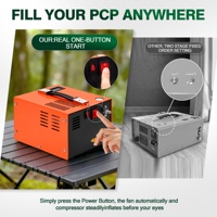 Compresseur d'air PCP TUXING pour paintball, haute pression 12V/110V/220V 4500psi, avec affichage de la température, couleur personnalisée, pour voiture