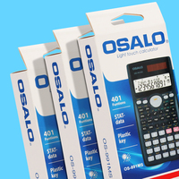 Nouvelle Arrivée Calculatrice Scientifique Intelligente OS-991MS Affichage Bidirectionnel 10+2 Chiffres Équipement d'Examen et de Test - Fabriquée en Plastique