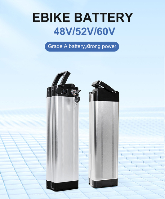 Newly Cheapest Factory OEM 36v 48v 10a-20ah Silver Fish Battery Electric Bike Bicycle Lithium Ion Battery Ebike Battery Pack