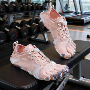 Chaussures de fitness Spa Five Finger, dessus en mesh, semelle en caoutchouc, unisexe, été, entraînement, yoga, cross-training - Product Image 1