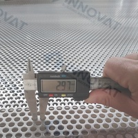 Tôle perforée en acier inoxydable 316L, épaisseur 1 mm à 6 mm, plaque métallique perforée résistante à la corrosion