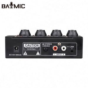 Aoshen, Nuevo Módulo Amplificador de Potencia para Auriculares de Monitoreo de 4 Vías, Sonido Estéreo Profesional, Portátil, PH4 - Product Image 5