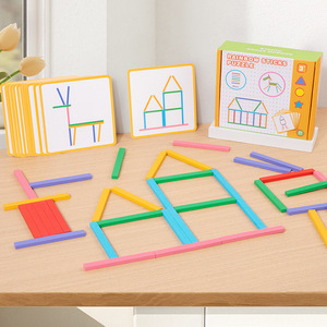 Juguetes de Rompecabezas de Madera con Forma de Arcoíris para Niños, Juguetes Educativos Montessori para Mejorar la Destreza de los Dedos y la Capacidad de Pensamiento de los Niños - Product Image 2