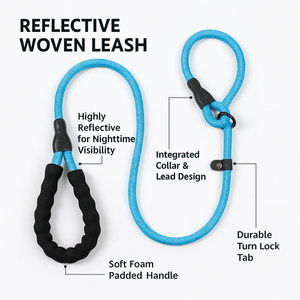 Tali Anjing Reflektif Tahan Lama dengan Pegangan Empuk dan Anti Selip untuk Anjing Sedang dan Besar - Product Image 2