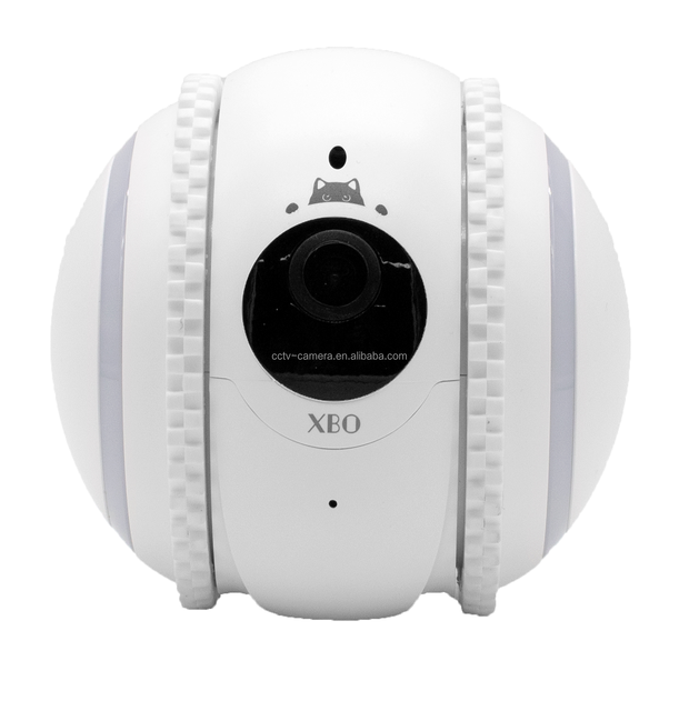 Motion-Activated Pet Recognition & Tracking Robot Cat Companion with WiFi 2.0MP Camera Two-Way Audio Laser Teasing Toy