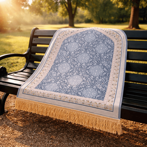 Tapis de prière musulman en flanelle douce et épaisse avec base antidérapante, pliable et durable, parfait <span class=keywords><strong>pour</strong></span> <span class=keywords><strong>les</strong></span> prières quotidiennes - Product Image 3