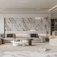 Panneau mural PVC Damas gris mat effet marbre UV, luxueux, moderne, ignifuge et étanche, pour salle de bain, maison, divertissement et bureau