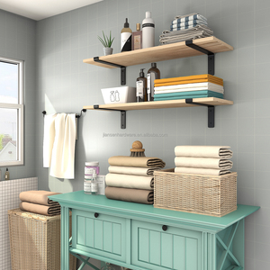 जियान फर्म कार्बन स्टील कई आकार 6 मिमी मोटी स्थिर एंटी-जंग पाउडर लेपित शेल्फ ब्रैकेट - Product Image 2