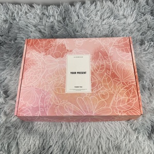 Packaging Lipstick Pink Cardboard Paper Corrugated Shipping Mailer Packaging Box For Gift Lipstick Paper Gift Packaging Boxes