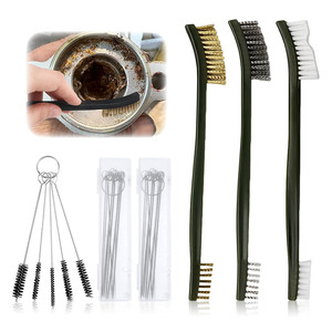 Juego de Cepillos de Limpieza para Aerógrafo, 6 Piezas, Metálicos, Portátiles, Kit de Herramientas y Accesorios para Aerógrafo Automotriz - Product Image 1