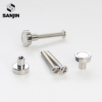 Vis de fixation magnétique pour ventilateur de boîtier d'ordinateur, épaisseur 25/38 mm, pour radiateur de refroidissement liquide PC Beautify MOD en acier au carbone